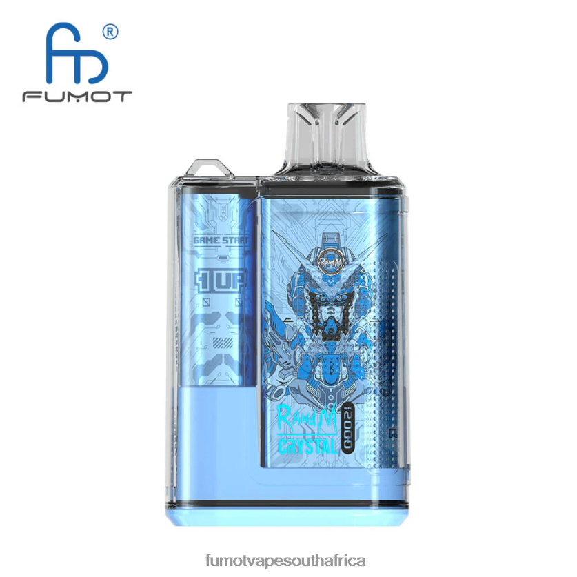 Fumot Crystal 12000 Disposable Vape Box - 20ML (1 Piece) Blue Razz Lemonade V0F4BZ258 Fumot Cigarette