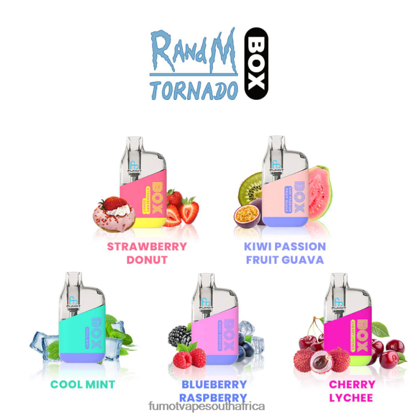 Fumot Tornado 10000 Disposable Vape Pod Box - 20ML (1 Piece) Banana Ice V0F4BZ358 Fumot Cigarette