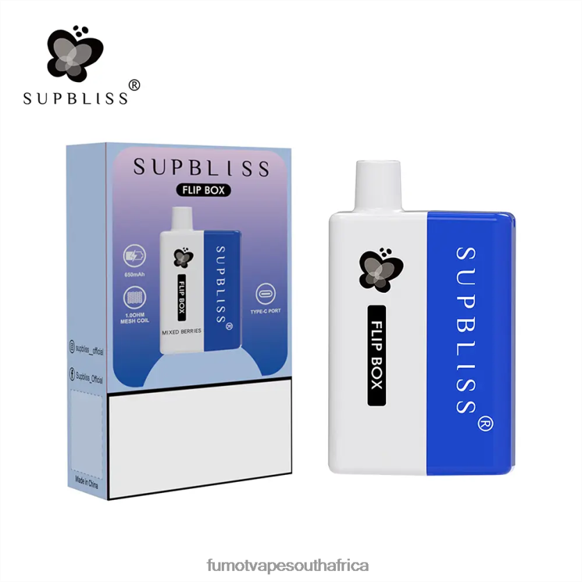 Fumot Supbliss Flip Box 6000 Replaceable Vape Kit - 10ML (1 Piece) Banana MilkShake V0F4BZ330 Fumot Vape Review