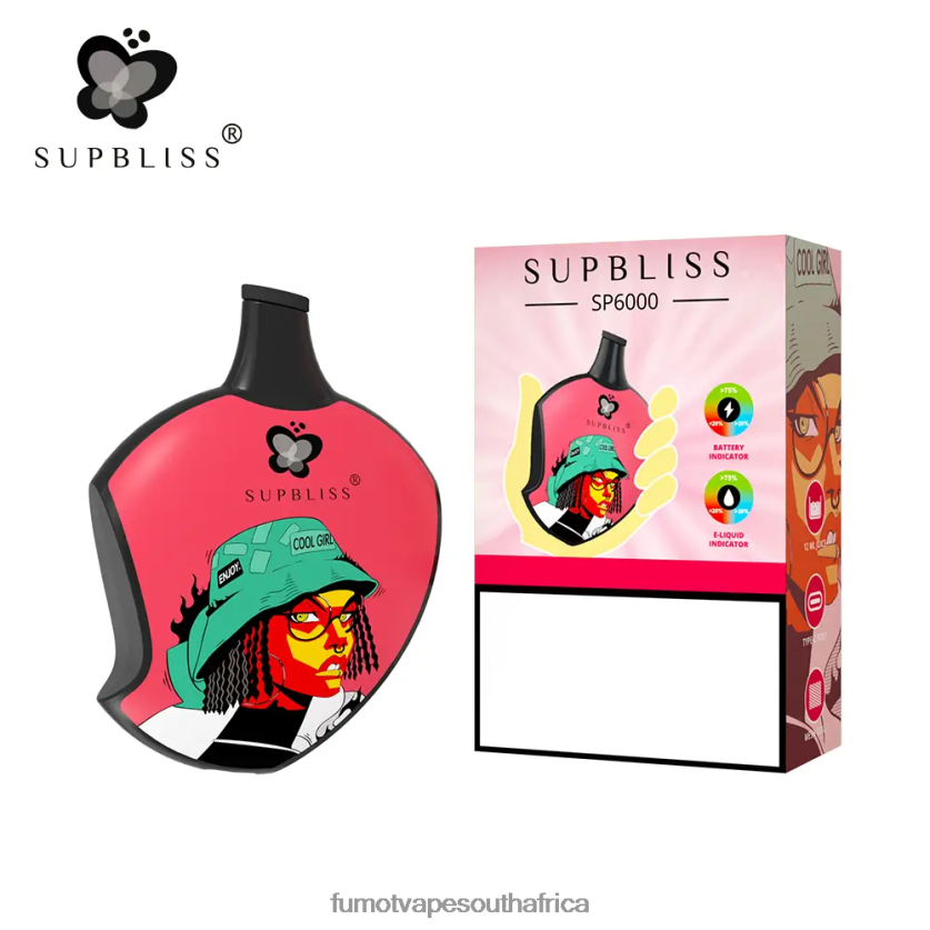 Fumot Supbliss SP6000 Disposable Vape Pod - 12ML (1 Piece) Lychee Ice V0F4BZ457 Fumot Price