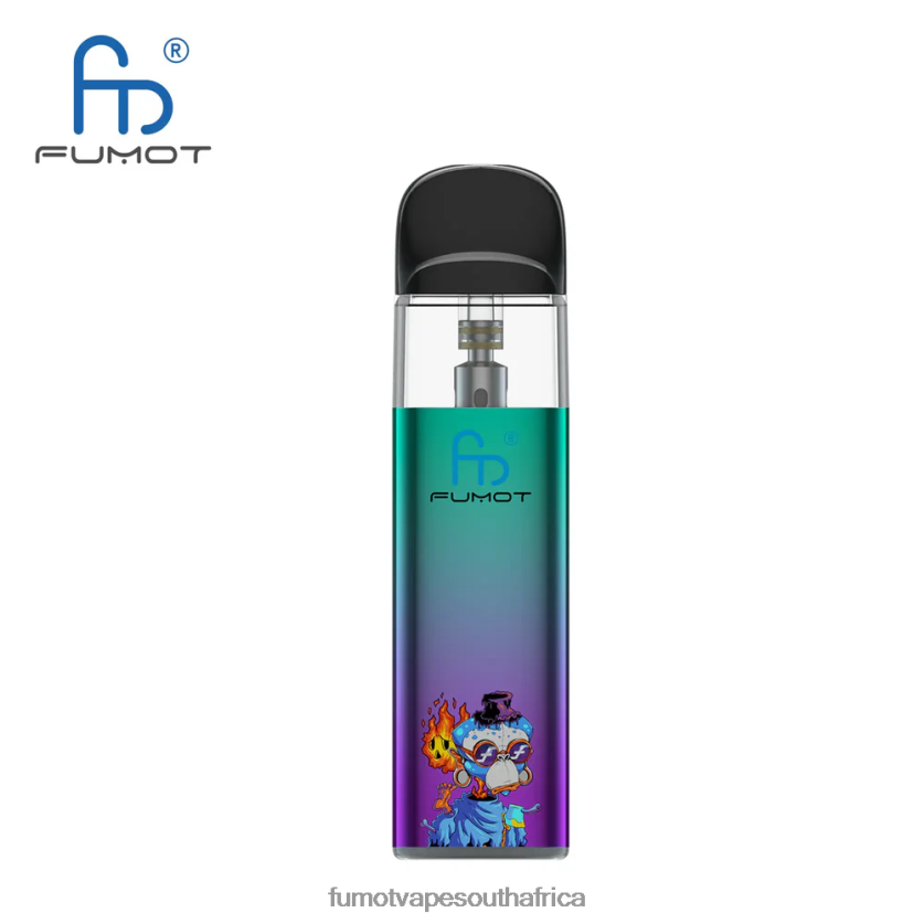 Fumot Dazzle Lite TPD-Compliant Empty Vape Kit (1 Piece) Green-Purple V0F4BZ551 Fumot South Africa