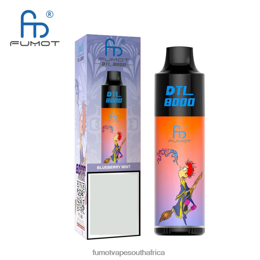 Fumot DTL 8000 Disposable Vape Pen - 16ML (1 Piece) Aloe Grape V0F4BZ413 Fumot Vape Price