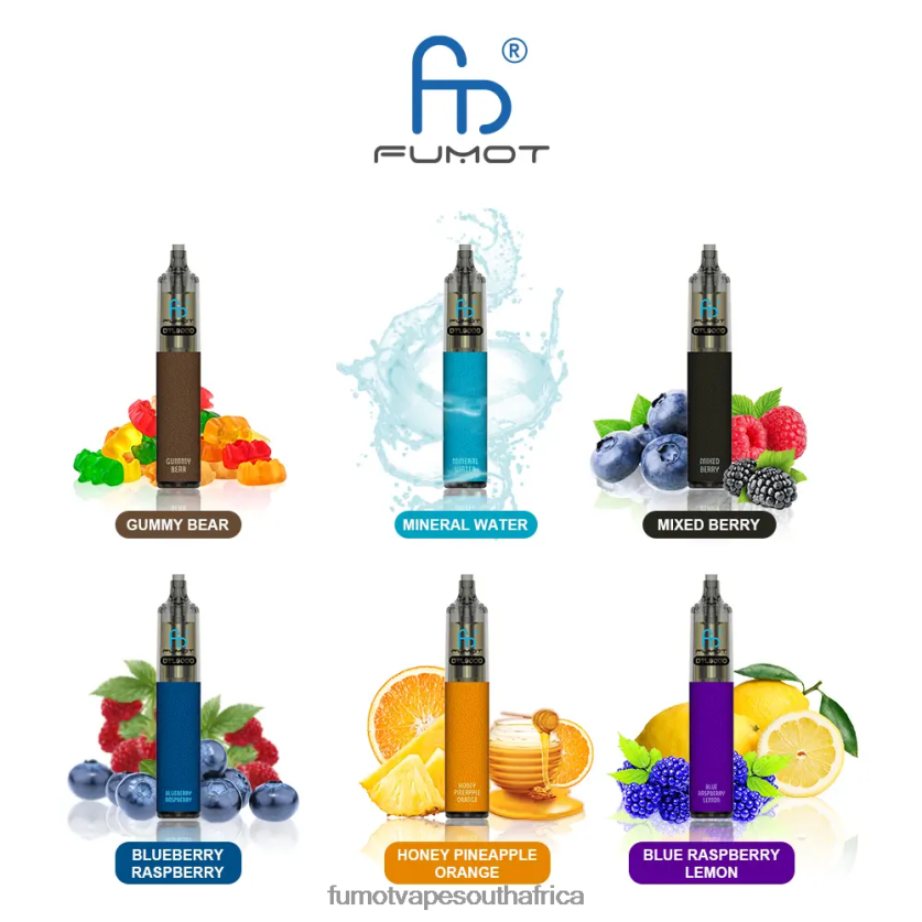 Fumot DTL Disposable Vape Pen 9000- 18ML (1 Piece) Blueberry Energy V0F4BZ377 Fumot Price