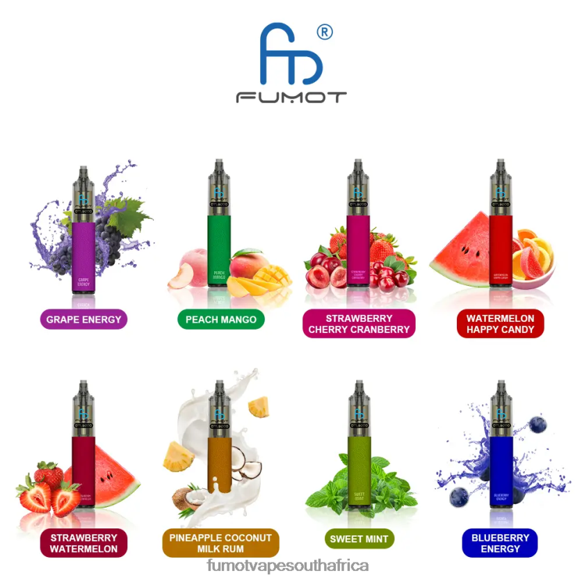 Fumot DTL Disposable Vape Pen 9000- 18ML (1 Piece) Blueberry Energy V0F4BZ377 Fumot Price