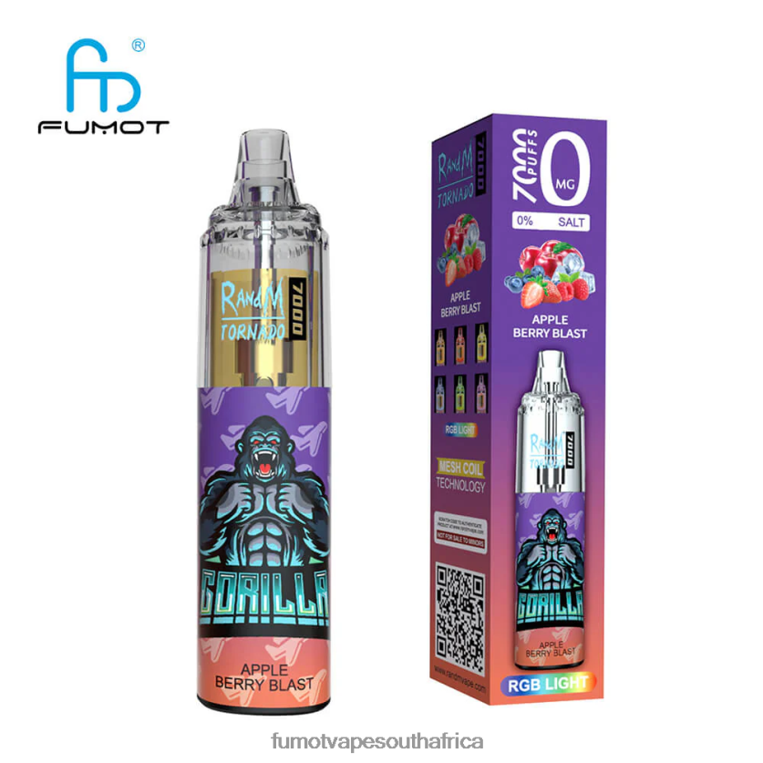 Fumot Tornado 0% 7000 14ML Disposable Vape Pen (1 Piece) Cool Mint V0F4BZ514 Fumot Vape Sale