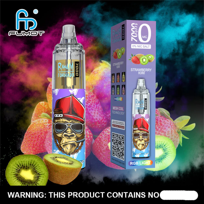 Fumot Tornado 0% 7000 14ML Disposable Vape Pen (1 Piece) Cool Mint V0F4BZ514 Fumot Vape Sale