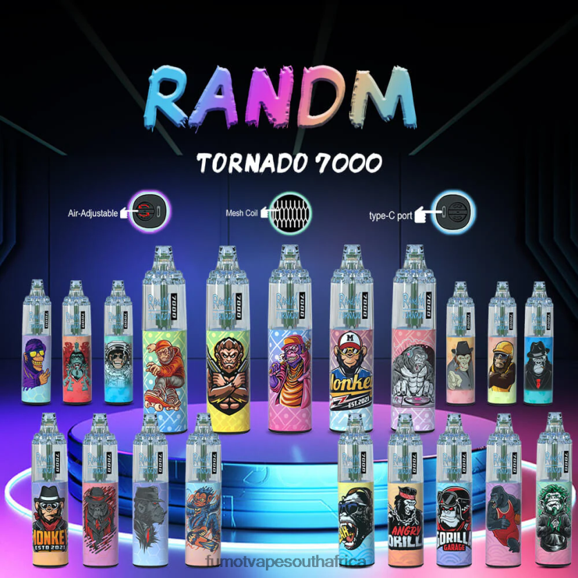 Fumot Tornado 14ML (1 Piece) 7000 Disposable Vape Pen Peach Ice V0F4BZ88 Fumot Cigarette