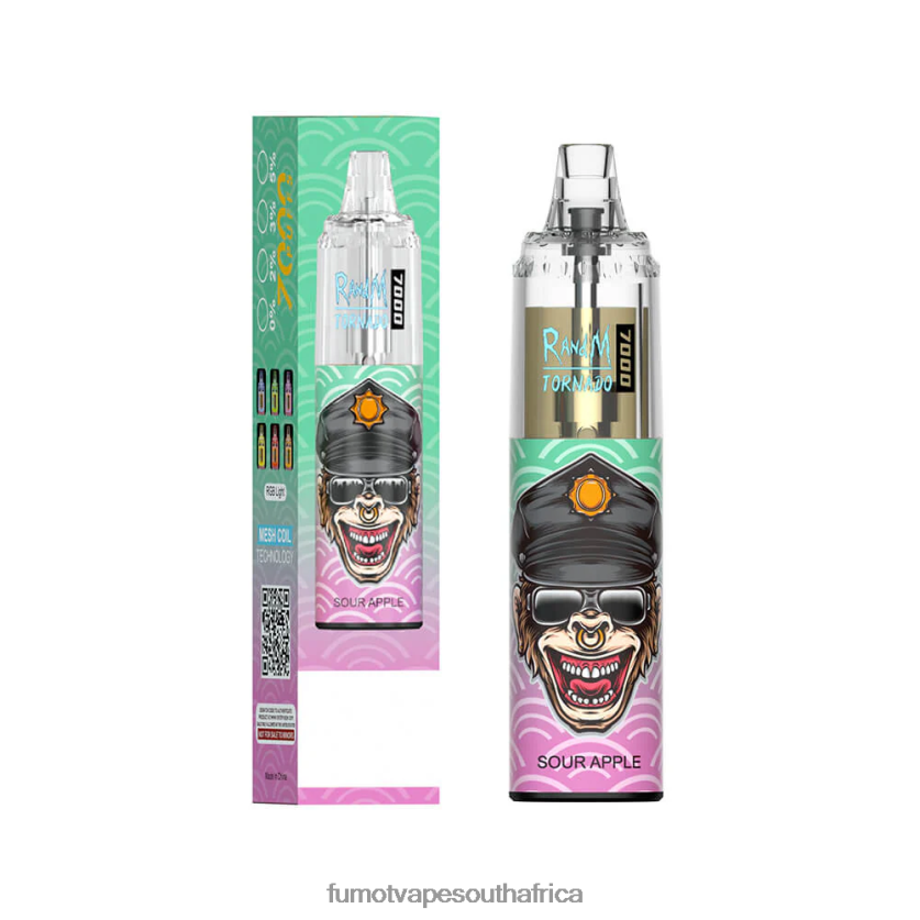 Fumot Tornado 7000 Disposable Vape Pen - 14ML (1 Piece) Kiwi Passion Fruit Guava V0F4BZ80 Fumot Vape Review